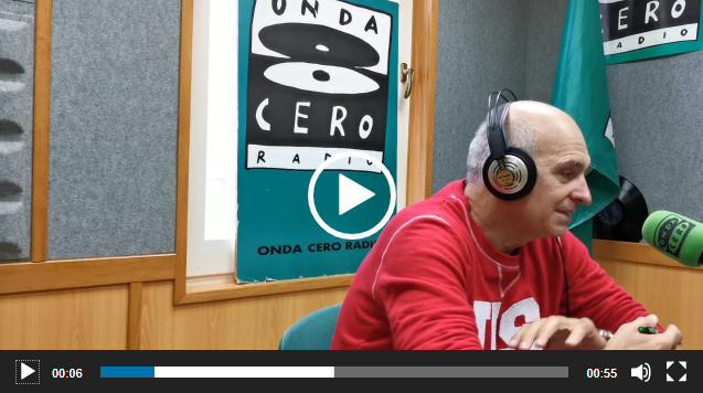 Primer programa de radio en Onda Cero Menorca